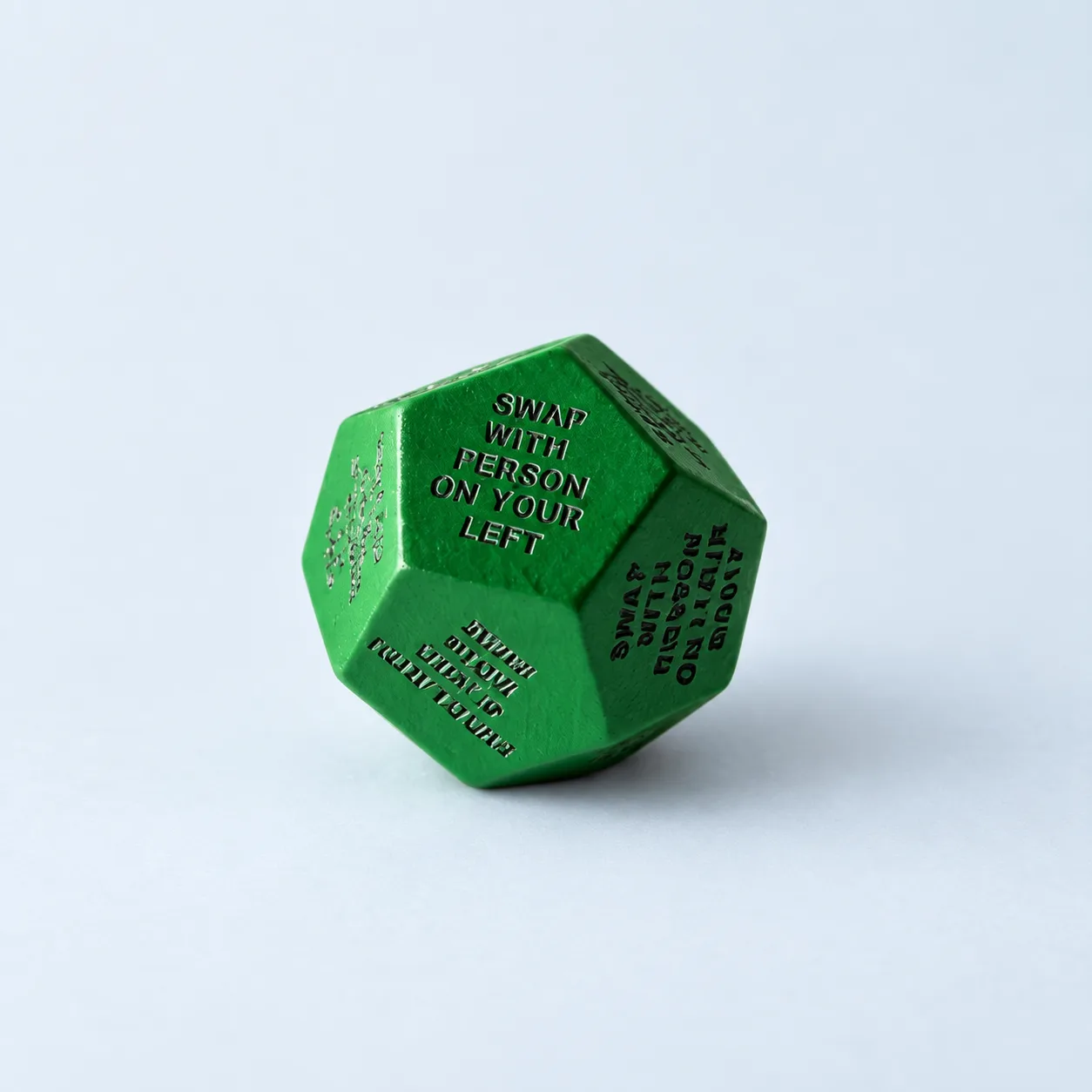 Green gift-swap die