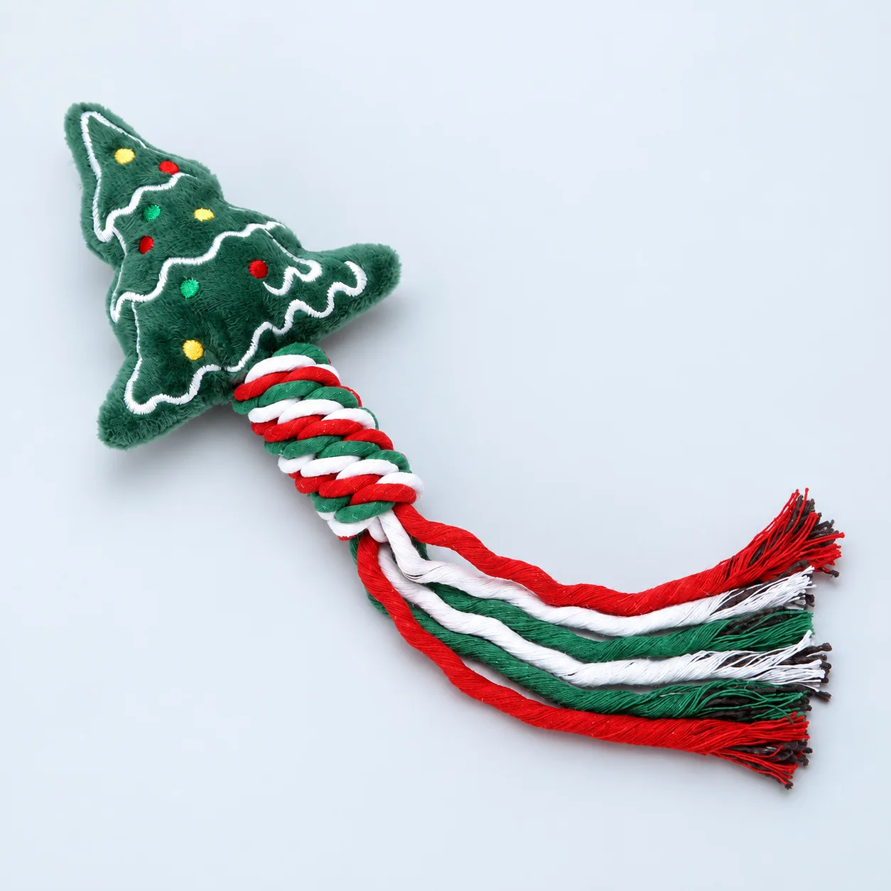 Christmas tree dog toy