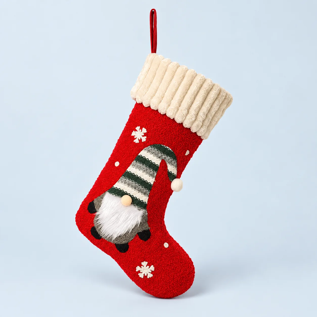 Red gnome stocking
