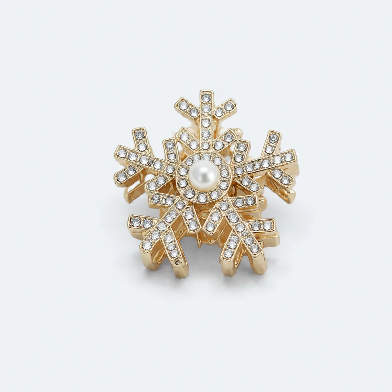 Snowflake claw clip