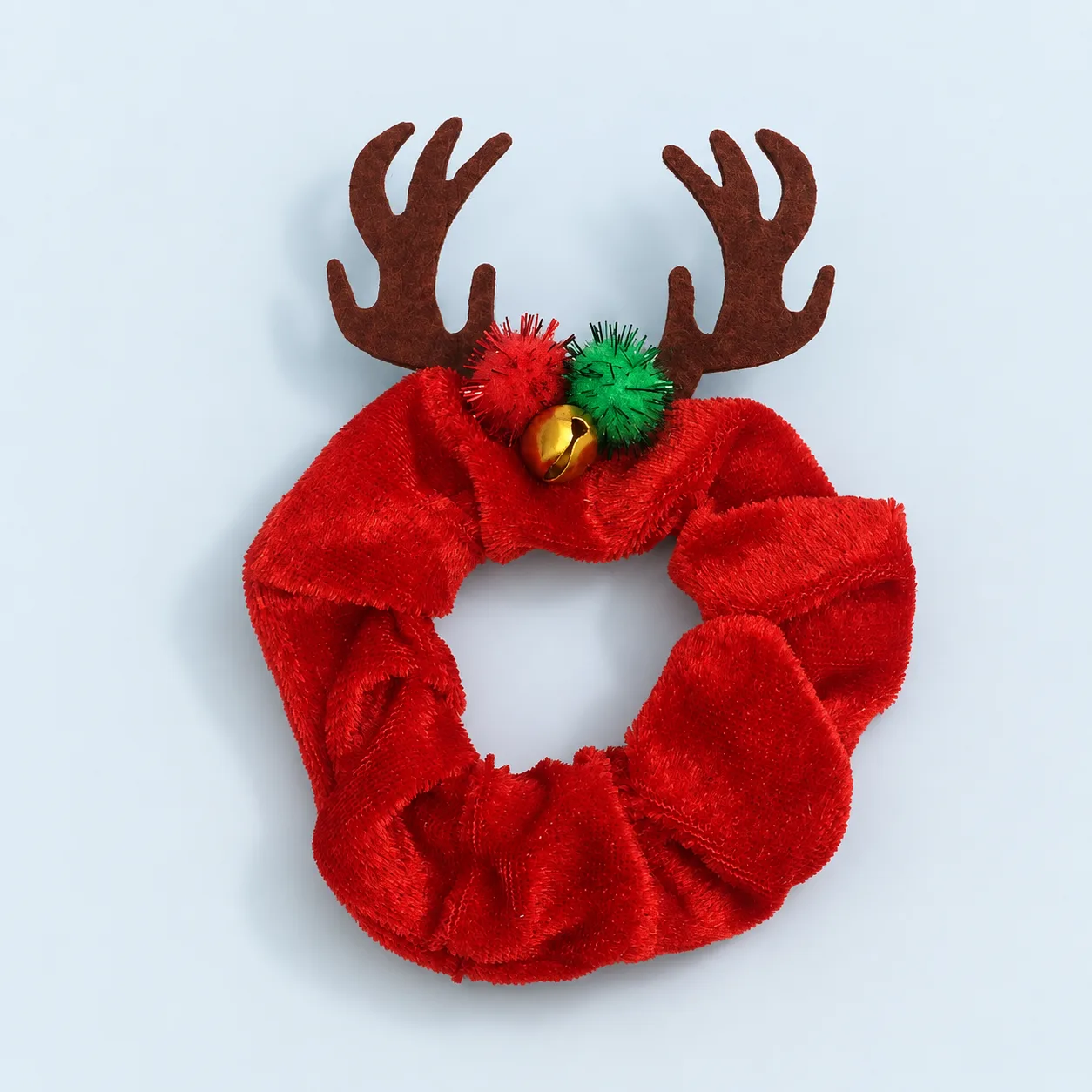 Red antler scrunchie