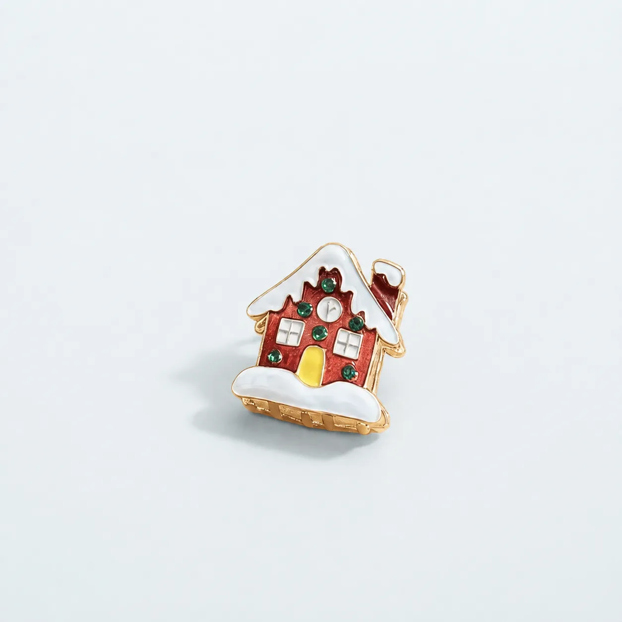 Gingerbread house claw clip