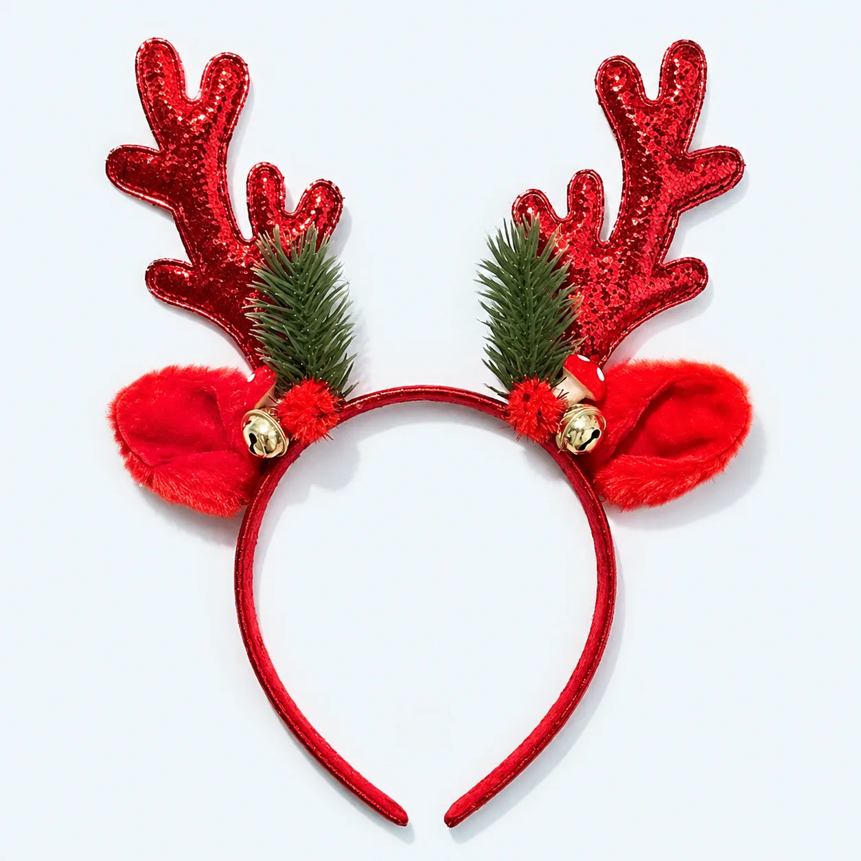 Red forest antlers