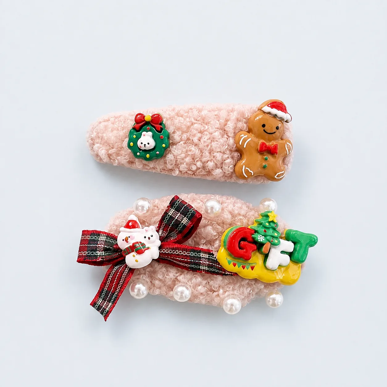 Gingerbread cosy clips