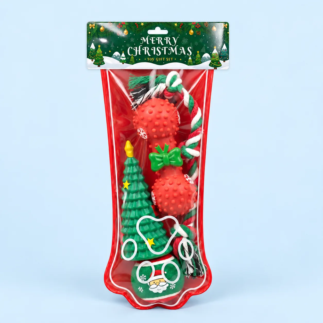 Christmas dog play set · four toys