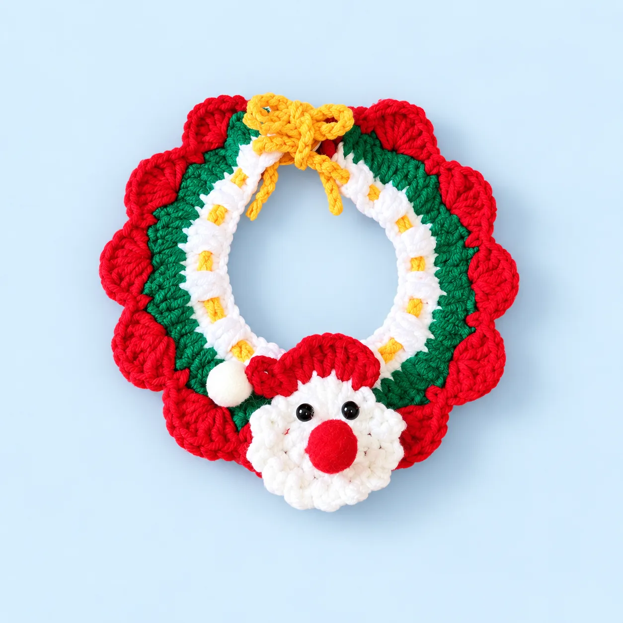Santa pet collar