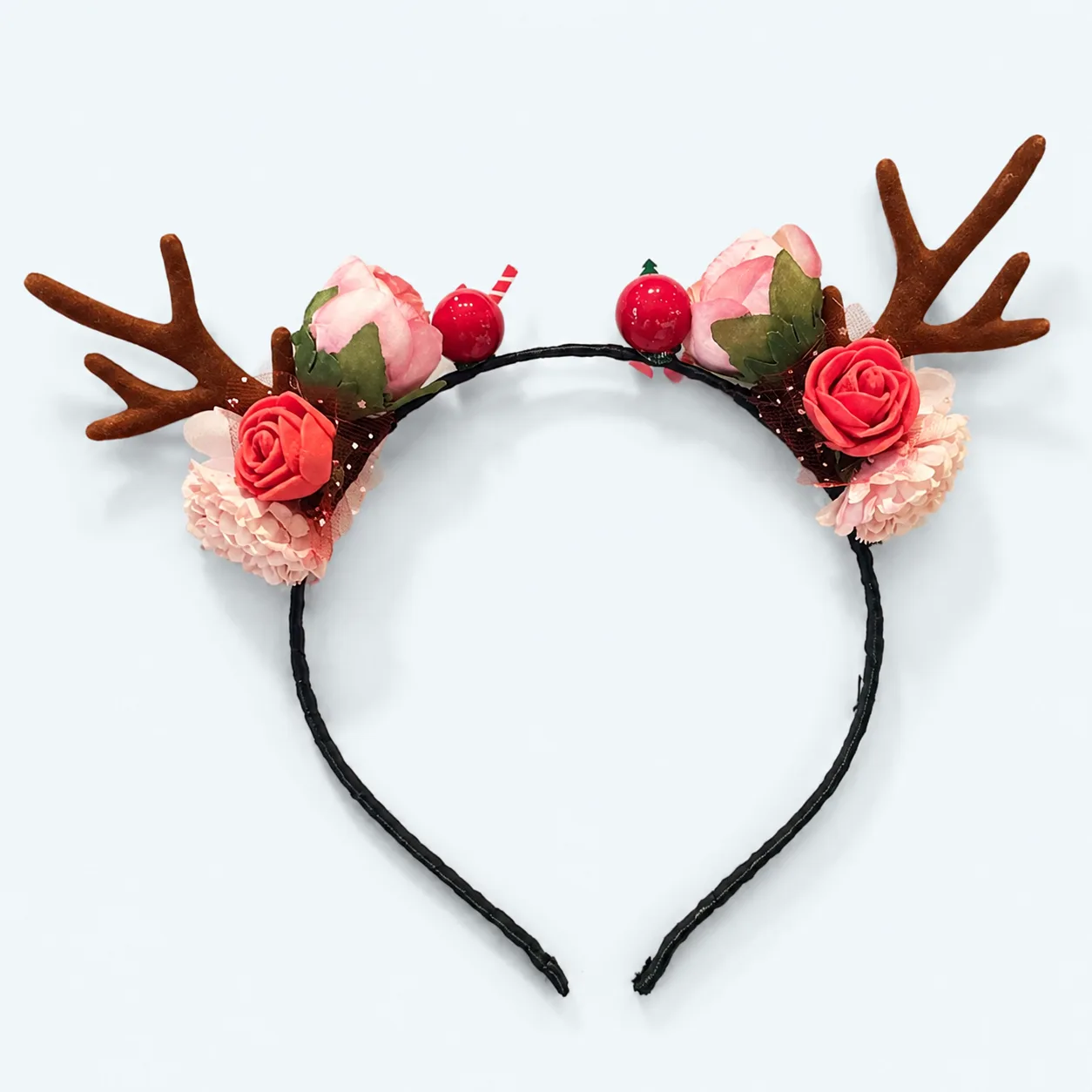 Floral woodland antlers