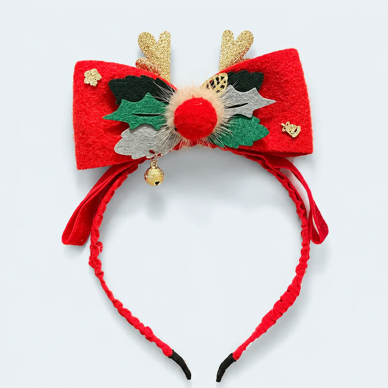 Reindeer bow headband
