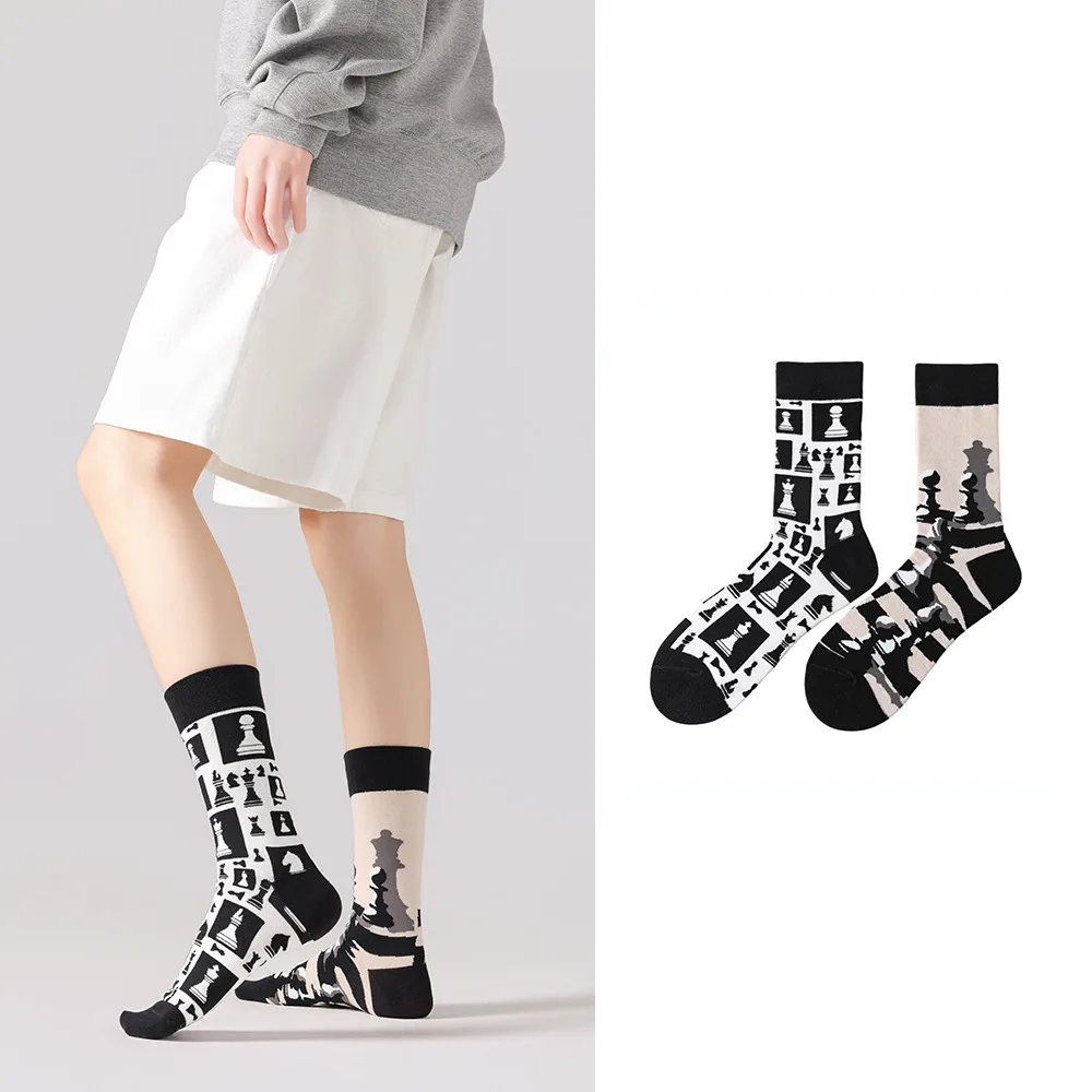 Chess mismatched socks