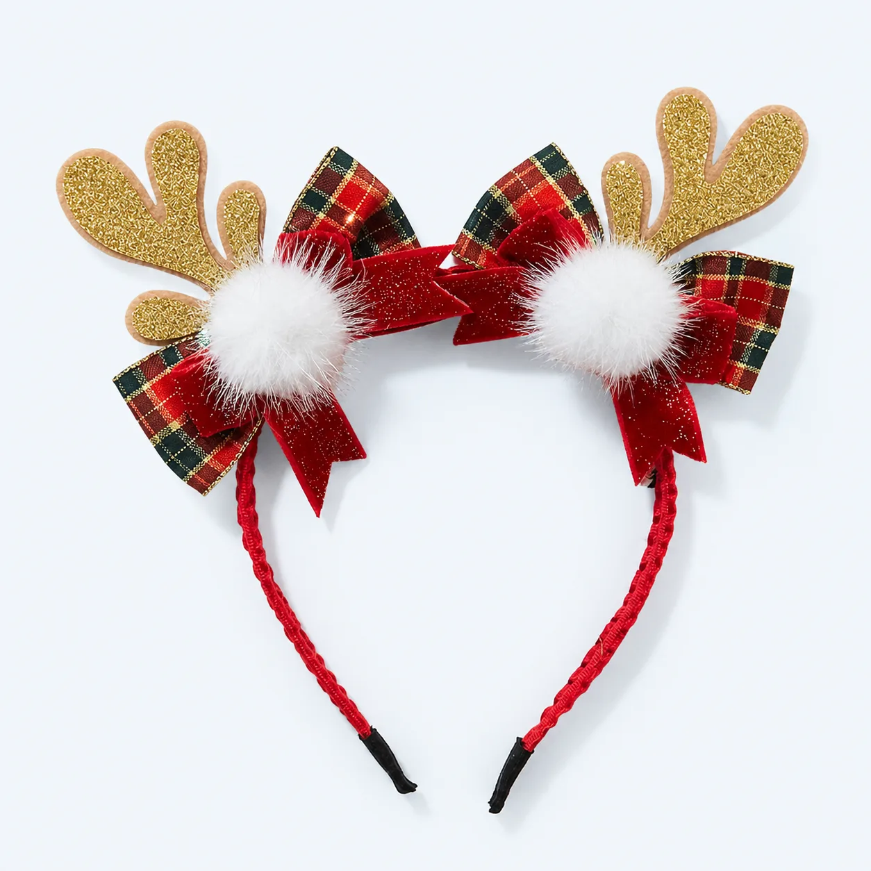 Gold antlers & fluffy bows