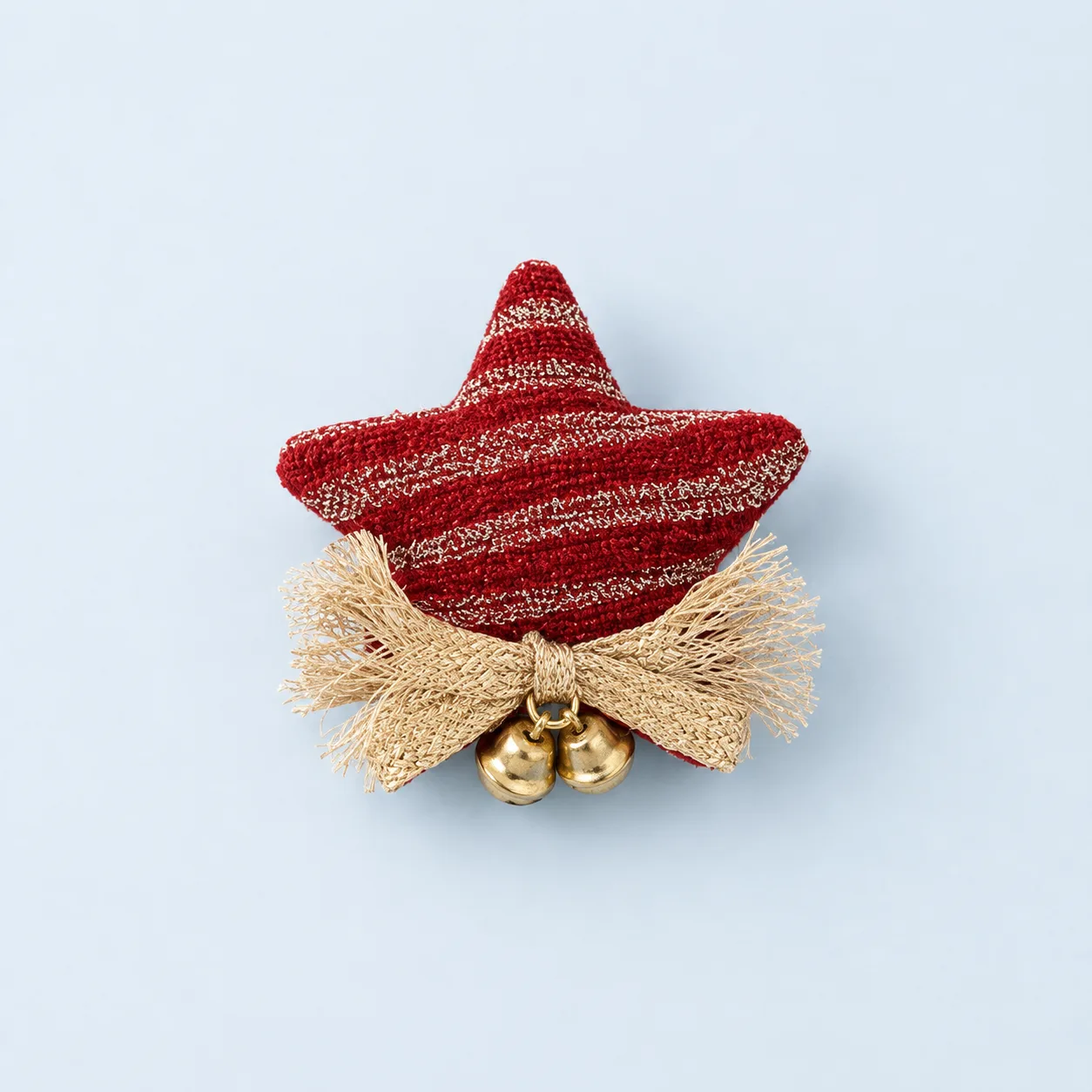 Striped star hair clip