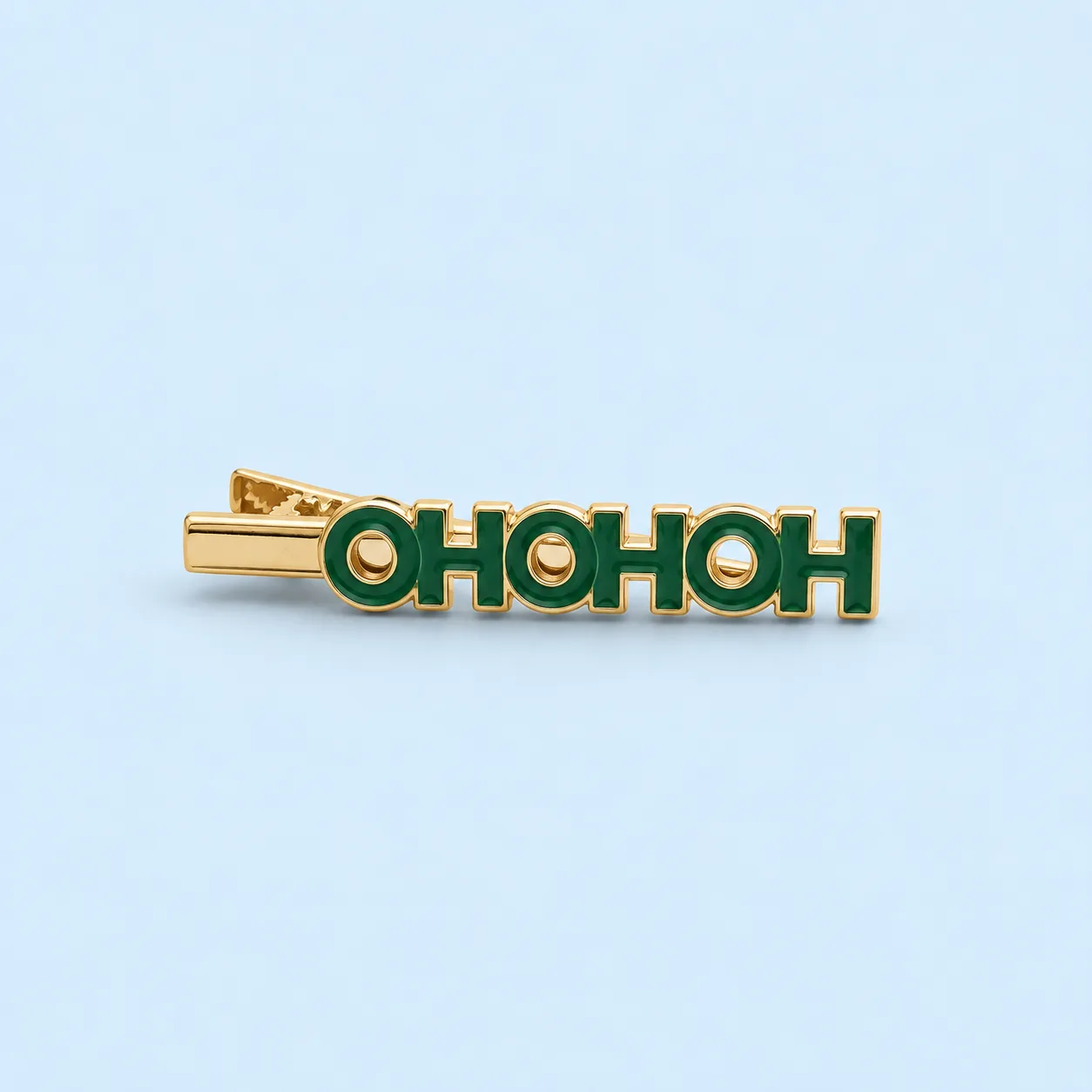 Festive letters hair slide