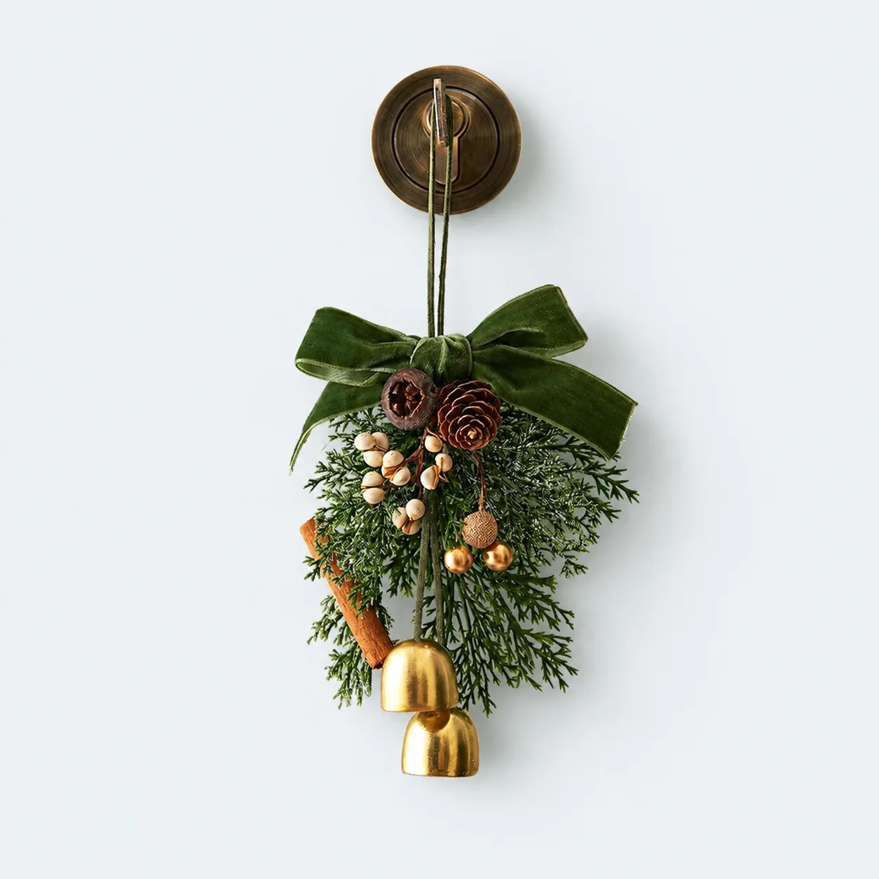 Green bow woodland hanger