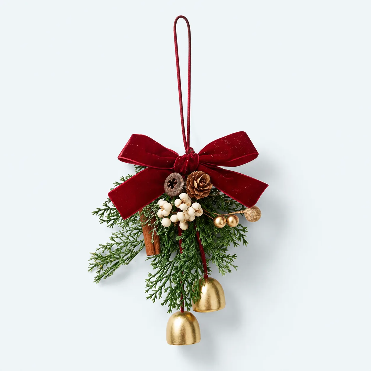 Red bow woodland hanger