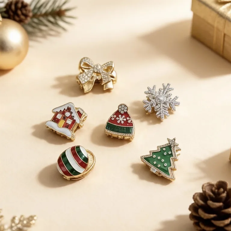 Collection styling image. Only your selected claw-clip design is included.