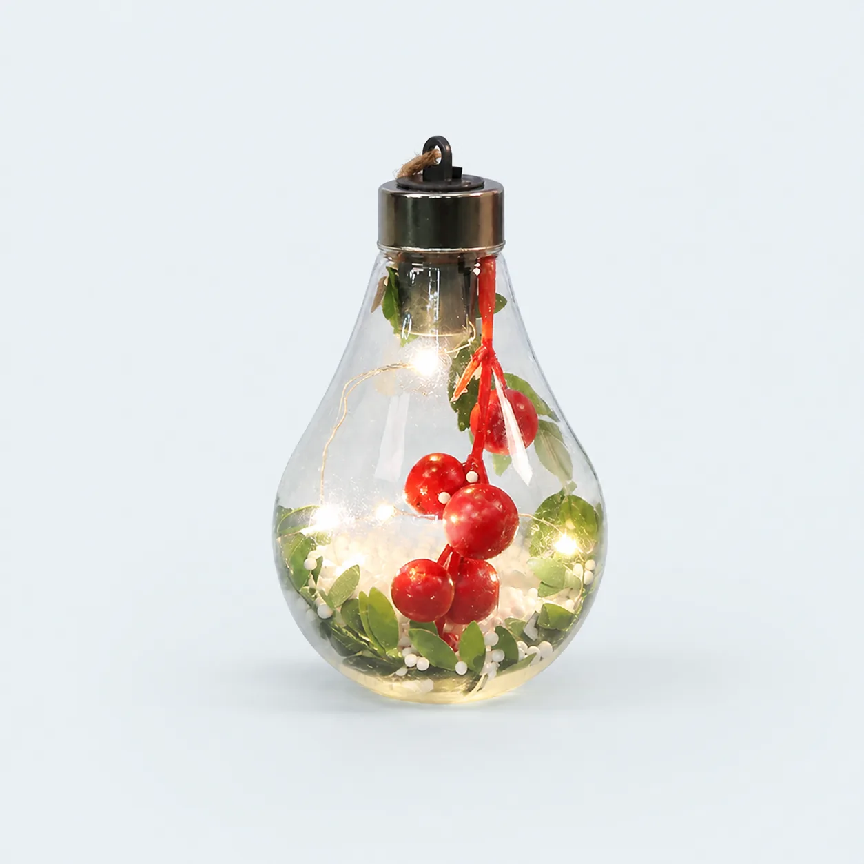 Berry glow ornament