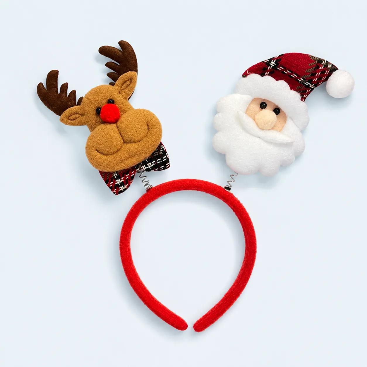 Santa & reindeer headband