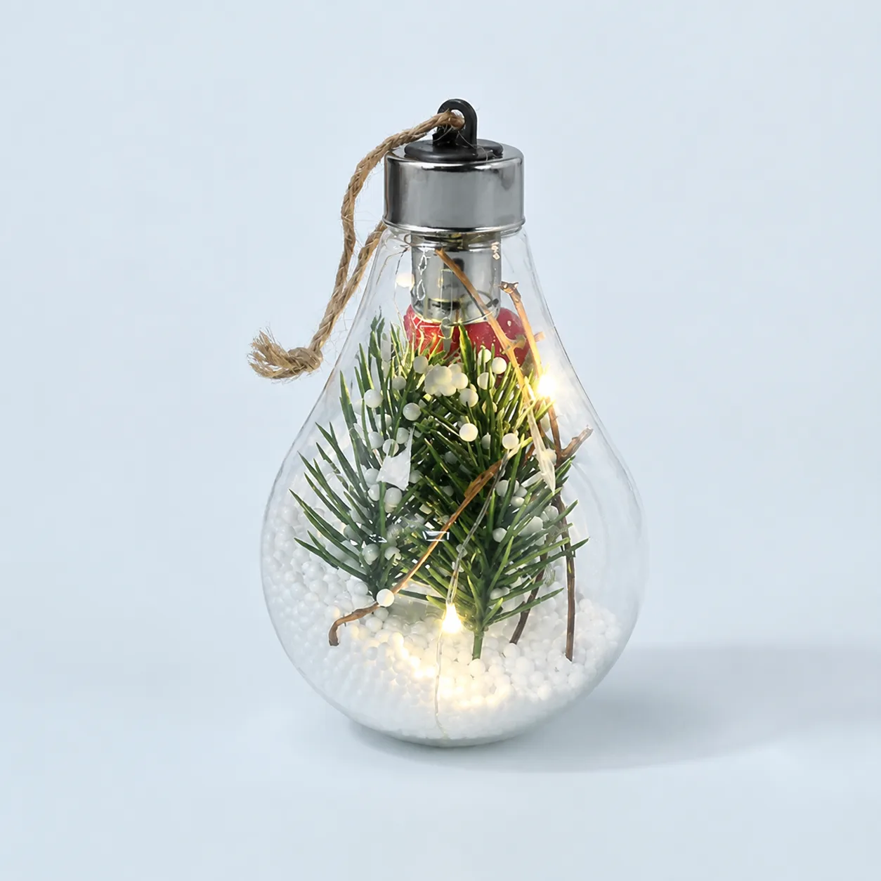 Winter fir glow ornament
