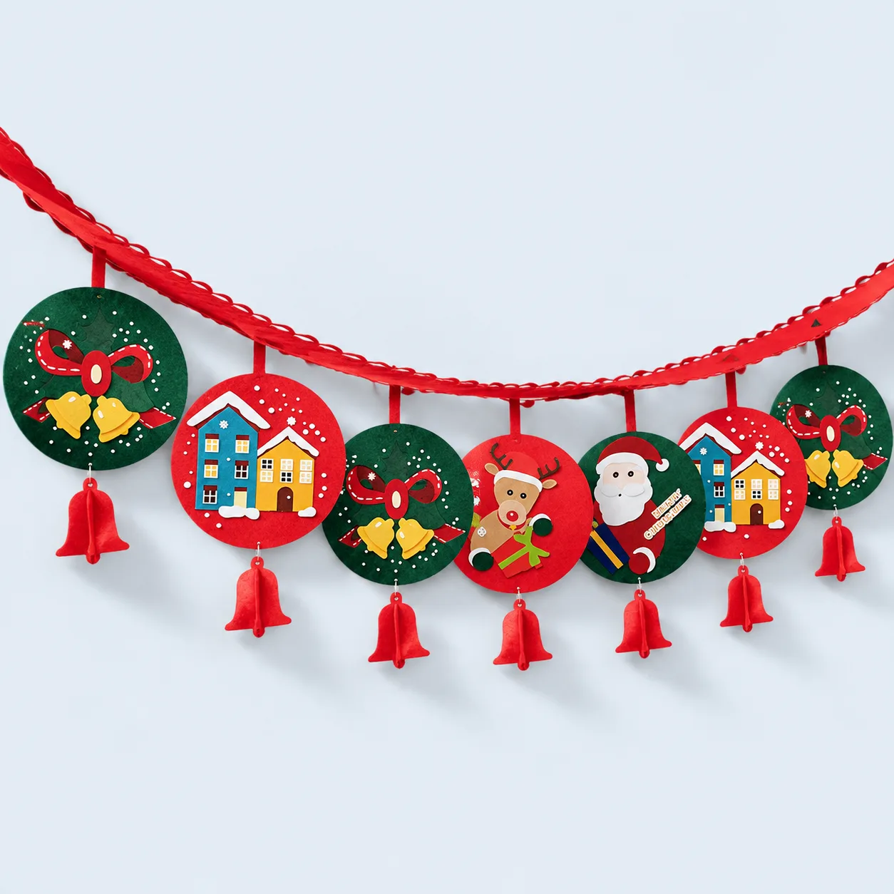 Christmas bell garland